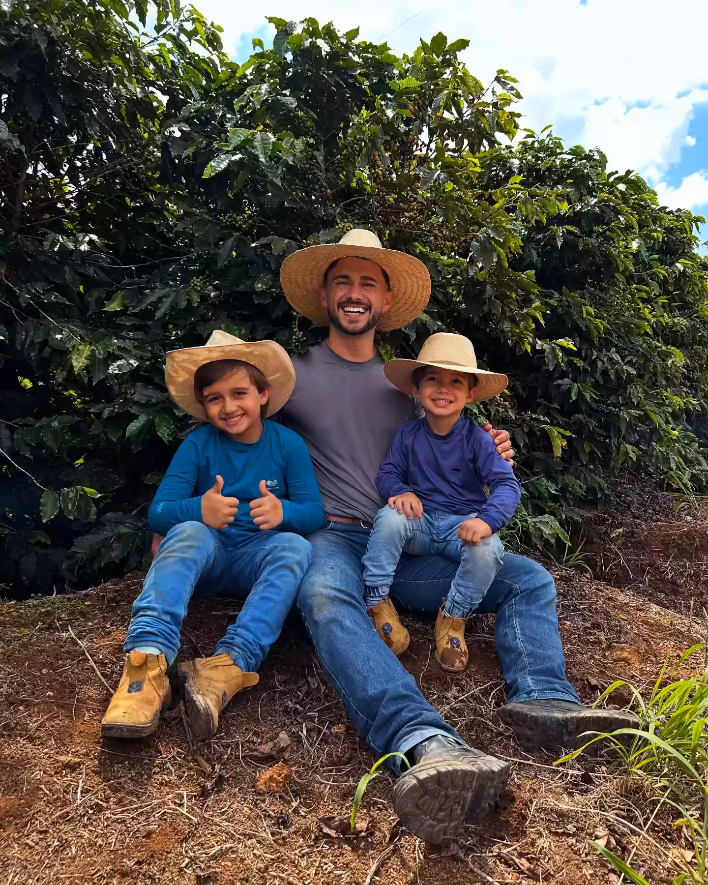 Pai e filhos do Agro
