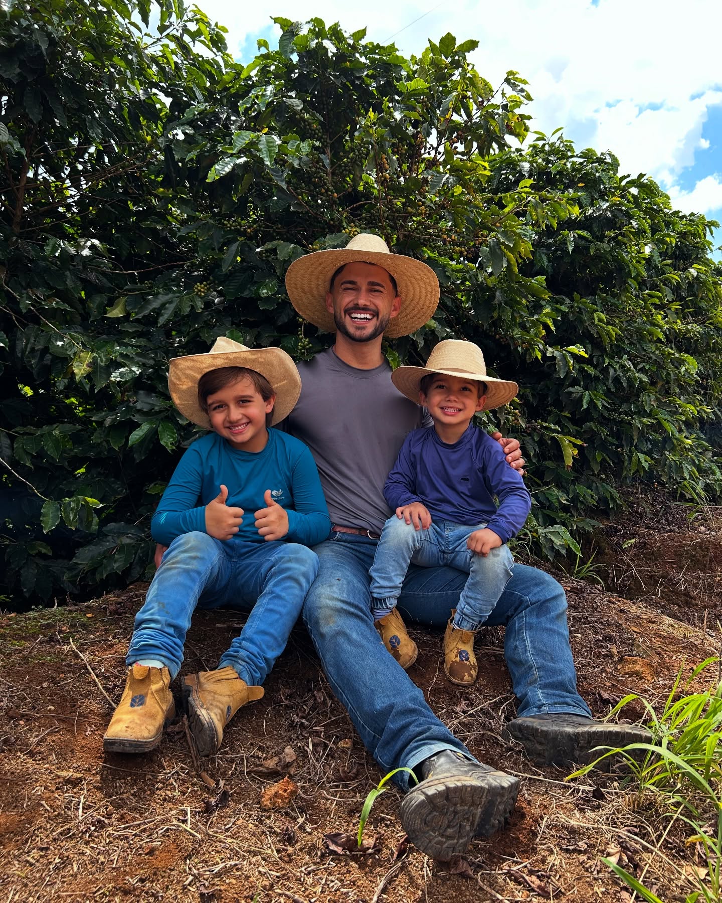 Pai e filhos do Agro